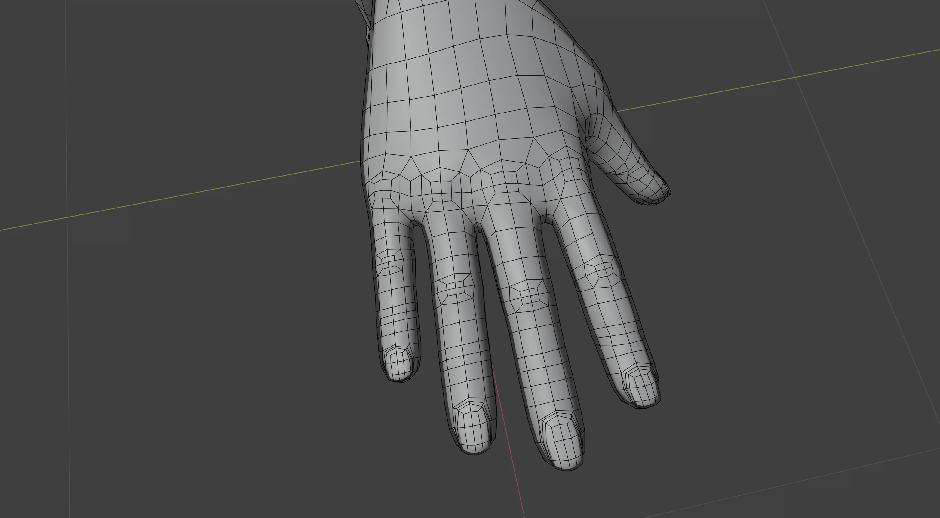 手のモデリング